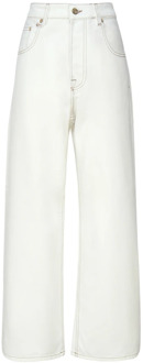 Wide Jeans Jacquemus , White , Dames - W27,W29,W26,W28