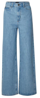 Wide Jeans Lexington , Blue , Dames - W27,W28,W29,W26,W30