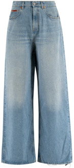 Wide Jeans Martine Rose , Blue , Heren - L,M,S