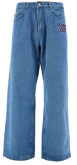 Wide Jeans Rassvet , Blue , Heren - Xl,L,M,S
