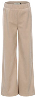 Wide leg corduroy latte voor meisjes in de kleur Ecru - 92