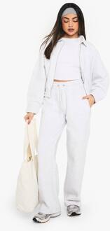 Wide Leg Jogger, Ash Grey - XL