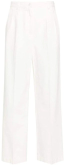 Wide Trousers A.p.c. , White , Dames - M,S