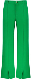 Wide Trousers Chiara Ferragni Collection , Green , Dames - M,S,Xs