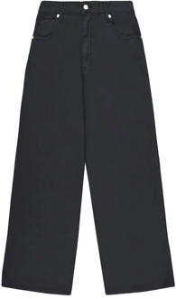 Wide Trousers Cruna , Black , Dames - M,S,Xs
