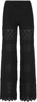 Wide Trousers D.Exterior , Black , Dames - XS