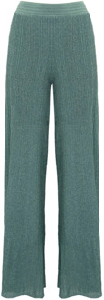 Wide Trousers D.Exterior , Green , Dames - L,M,S