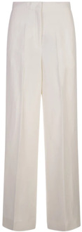 Wide Trousers Fabiana Filippi , White , Dames - M,S,2Xs