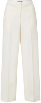 Wide Trousers Fabiana Filippi , White , Dames - S,Xs
