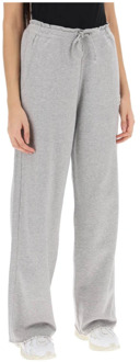 Wide Trousers Ganni , Gray , Dames - M
