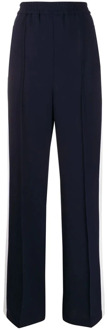 Wide Trousers Msgm , Blue , Dames - 2XS