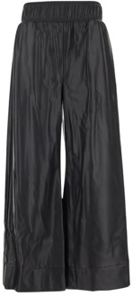 Wide Trousers Ombra Milano , Black , Dames - M,Xs