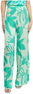 Wide Trousers Ottod'Ame , Multicolor , Dames - M,Xs