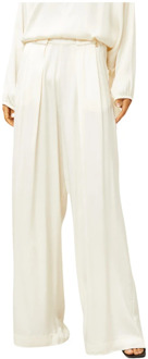 Wide Trousers Souvenir , White , Dames - Xl,L