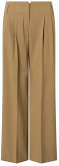 Wide Trousers Windsor , Brown , Dames - S