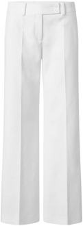 Wide Trousers Windsor , White , Dames - L,M,Xs