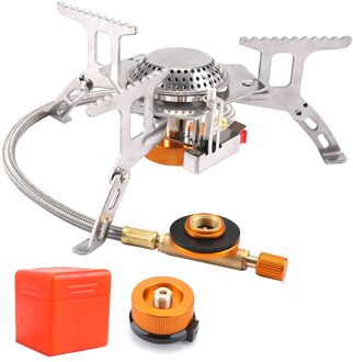 Widesea Outdoor Gasfornuis Camping Gasbrander Vouwen Elektronische Kachel Wandelen Draagbare Opvouwbare Split Kachels 3500W Voor Picknick