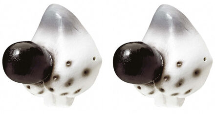 Widmann 2x stuks carnaval dieren verkleed Muizen neusje volwassenen