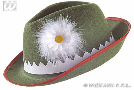Widmann Beierse hoed met bloem - Hoeden > Overige