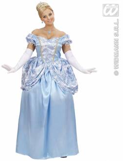 Widmann "Blauwe prinsessen outfit voor vrouwen  - Verkleedkleding - Medium"
