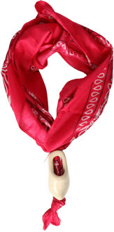 Widmann Boerenverkleedset - zakdoek/bandana - met klompje - volwassenen