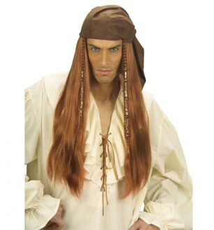 Widmann Caribische piraten pruik