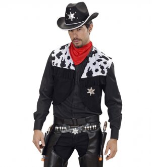 Widmann Cowboy dubbele holster western look volwassenen
