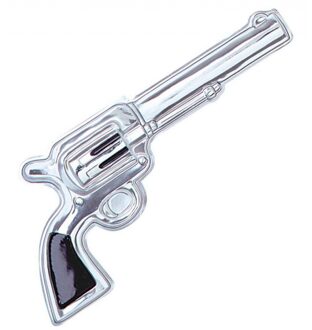 Widmann Cowboy en western wand decoratie pistool/revolver - pvc - 55 cm Multi