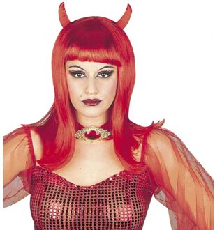 Widmann Dames duivel pruik