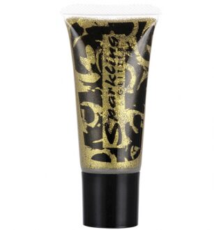 Widmann Glitter schmink - goud - 25 ml - glitterschmink - glitterverf - glittergel - bodypaint Goudkleurig