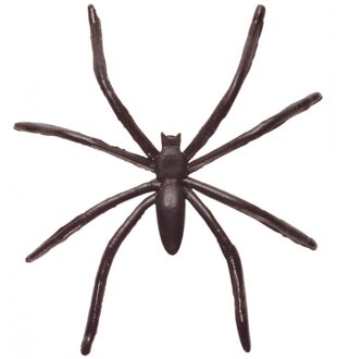 Widmann Horror spinnen - 50x st - 5 cm - PVC - Halloween decoratie - spinnetjes Multi