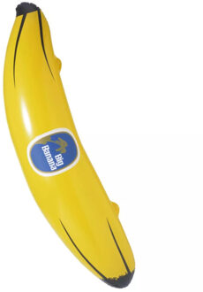 Widmann Opblaasbare banaan/bananen - 100 cm - Big Banana - strand decoratie