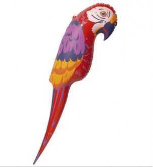 Widmann Opblaasbare decoratie papegaai Multi