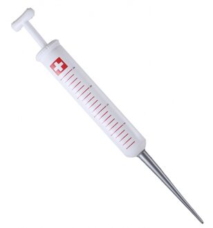Widmann Opblaasbare dokter spuit - 50 cm - zuster/verpleegster verkleedaccessoires - opblaas prik Multi