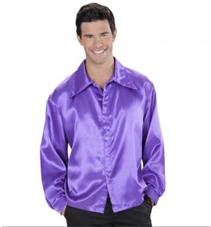 Widmann Paarse satijnen blouse Rood