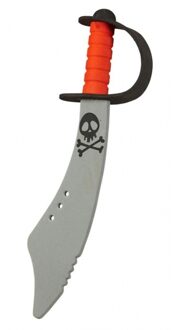 Widmann Piraten zwaard - 45 cm - foam - piraat accessoires - zeerover - verkleedaccessoires Multi