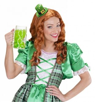 Widmann St Patricks Day gnoom mini hoedje voor volwassenen