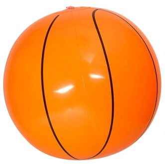 Widmann Strandbal - opblaasbare - Basketbal - oranje - 25 cm - sport en spelletjes Multi