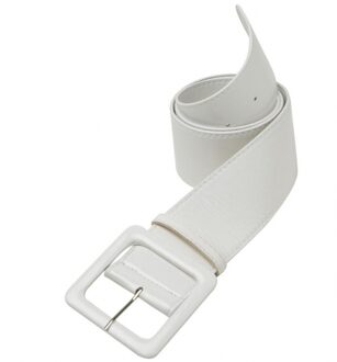 Widmann Verkleed riem - wit - 110 cm - volwassenen - feestriem - Carnavalsaccessoires