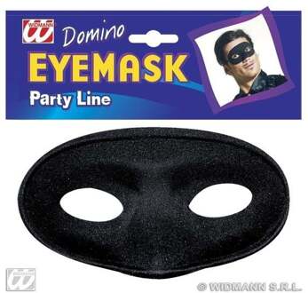 Widmann Zwart rond oogmasker voor volwassenen - Maskers > Masquerade masker