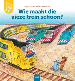 Wie maakt die vieze trein schoon?