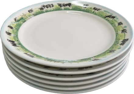 Wiebe van der Zee Landelijk OntbijtBord - Ø 21 cm - 6 stuks