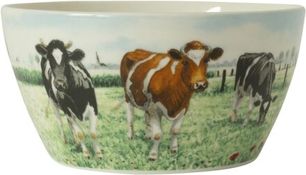 Wiebe van der Zee Wiebe's Farm Kom koe Ø13cm 6st multi