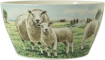 Wiebe van der Zee Wiebe's Farm Kom schaap Ø13cm 6st multi