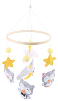 Wieg Mobiele Rammelaar Speelgoed Baby Wind Chime Hanger Bed Bell Kinderen Kamer Nursery Decoratie Opknoping Ornament 63-Y