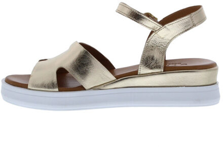 Wieke sandaal h | dames | maat: | leer - maat 40 Goud