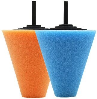 Wiel Hub Polish Buffing Shank Polijsten Spons Metalen Foam Pad Auto Ontkalken Schoon Gereedschap Schoonmaken Accessoires 2 Pc