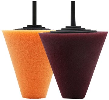 Wiel Hub Polish Buffing Shank Polijsten Spons Metalen Foam Pad Auto Ontkalken Schoon Gereedschap Schoonmaken Accessoires 2 Pc