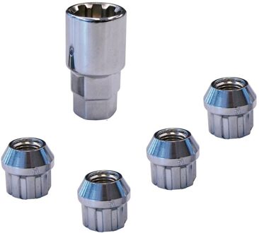 Wiel Slotmoeren Set M12x1,25 Type E Conisch