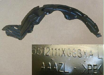 Wiel Splash Pad Montage Voor Grote Muur Haval H1 Oem: 5512111XG83XA 5512112XG83XA voorkant links